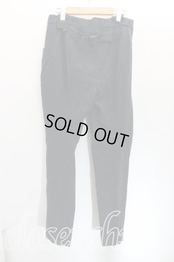 画像2: ヴィヴィアンウエストウッド 中古 / ボタンダウンリブパンツ 2 紺  H-24-03-03-021-pa-IN-ZH (2)