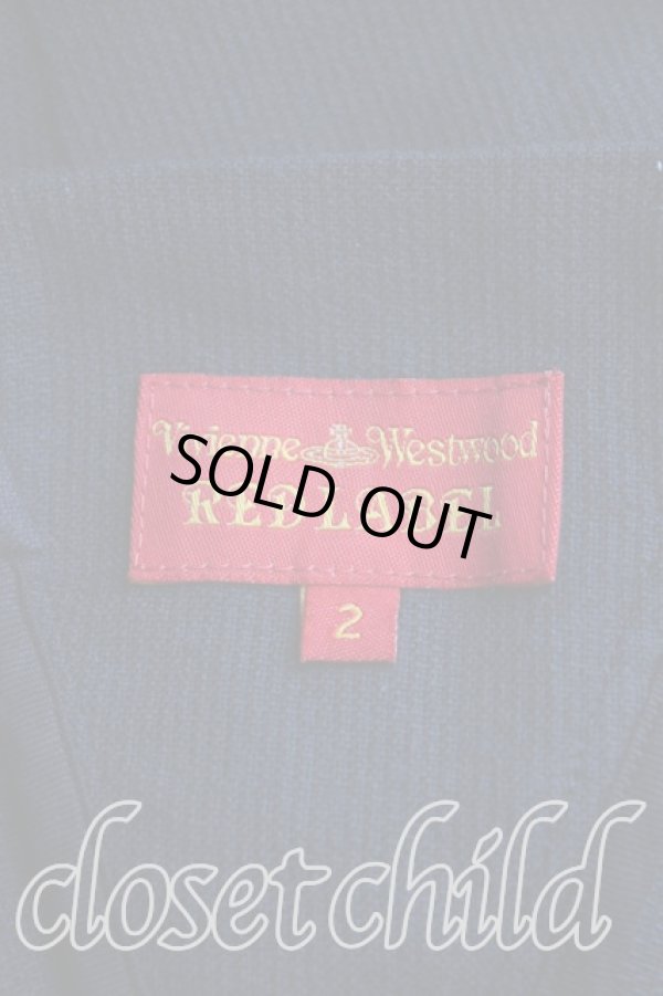 画像3: ヴィヴィアンウエストウッド 中古 / ボタンダウンリブパンツ 2 紺  H-24-03-03-021-pa-IN-ZH (3)