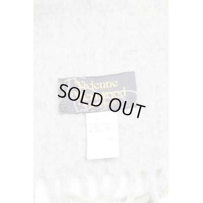 画像3: 【USED】Vivienne Westwood / アングロフィリア刺繍マフラー ヴィヴィアンウエストウッド ビビアン 灰 【中古】 H-24-03-10-037-gd-OD-ZH