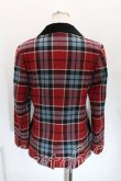 画像2: ヴィヴィアンウエストウッド 中古 / タータンチェックジャケット 01 赤  H-24-03-10-042-jc-OD-ZH (2)