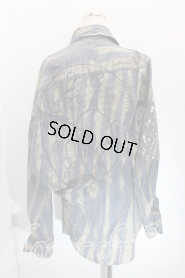 画像2: ヴィヴィアンウエストウッド 中古 / アナーキーシャツ OS 青  H-24-03-10-051-bl-IN-ZH (2)