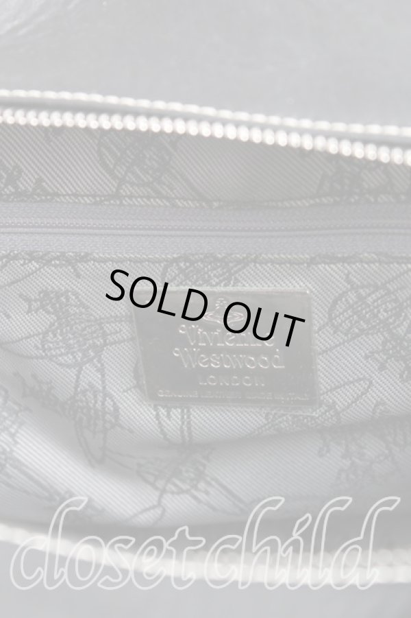 画像4: ヴィヴィアンウエストウッド 中古 / BAMBAMハンドバッグ  黒  H-24-03-10-075-ba-OD-ZH (4)