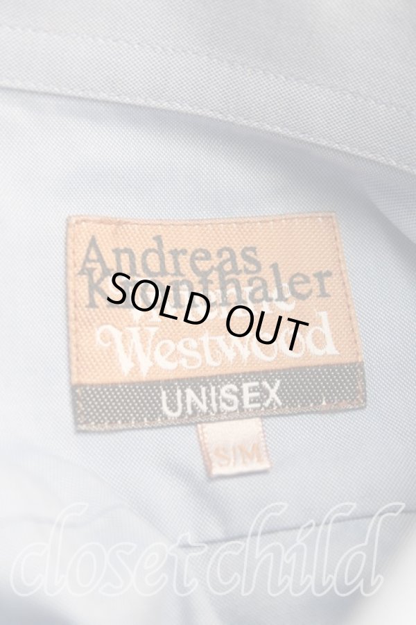 画像4: ヴィヴィアンウエストウッド 中古 / ロングシャツ SM 青  H-24-03-17-025-bl-OD-ZH (4)