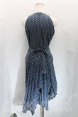 画像2: ANGLOMANIA 中古 / 花柄エイトスカートドレス 40 青  H-24-03-17-006-op-IN-ZH (2)
