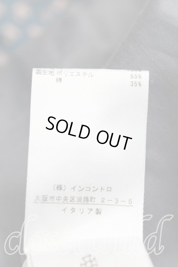 画像4: ANGLOMANIA 中古 / 花柄エイトスカートドレス 40 青  H-24-03-17-006-op-IN-ZH (4)