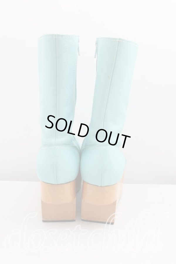 画像4: ヴィヴィアンウエストウッド 中古 / ロッキンホースオープントゥブーツ UK5 サックス  H-24-03-17-079-sh-IN-ZH (4)