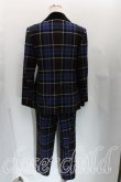 画像2: ヴィヴィアンウエストウッド 中古 / タータンチェックセットアップ 02 青  H-24-03-17-083-su-OD-ZH (2)