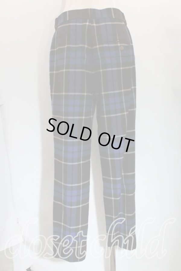 画像4: ヴィヴィアンウエストウッド 中古 / タータンチェックセットアップ 02 青  H-24-03-17-083-su-OD-ZH (4)