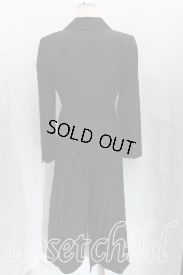 画像2: ヴィヴィアンウエストウッド 中古 / ダブルセットアップ 3/2 黒  H-24-03-17-084-su-OD-ZH (2)