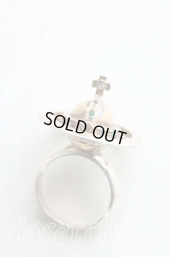 画像2: ヴィヴィアンウエストウッド 中古 / ポイズンリング M ゴールド  H-24-03-24-012-rg-IN-ZH (2)