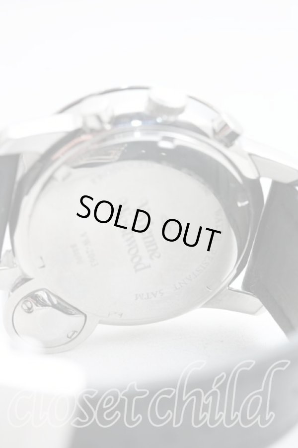 画像4: ヴィヴィアンウエストウッド 中古 / WATCH/CAGE M ウォッチ  黒×シルバー  H-24-03-24-016-ac-IN-ZH (4)