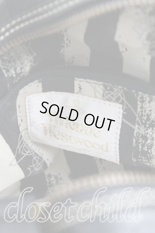 画像4: ヴィヴィアンウエストウッド 中古 / アコードボストンバッグ  黒  H-24-03-24-056-ba-OD-ZH (4)