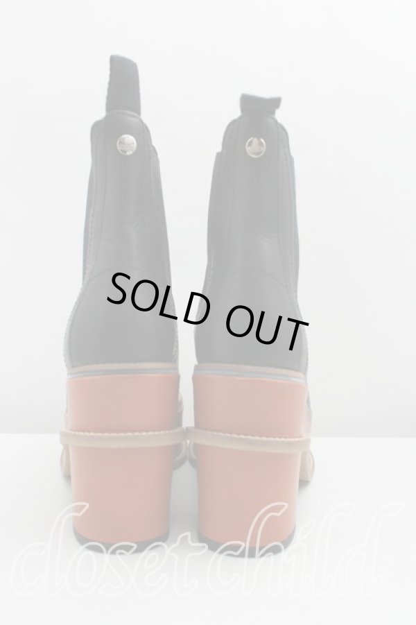 画像4: ヴィヴィアンウエストウッド 中古 / サイドゴアブーツ 38 黒  H-24-03-24-066-sh-OD-ZH (4)