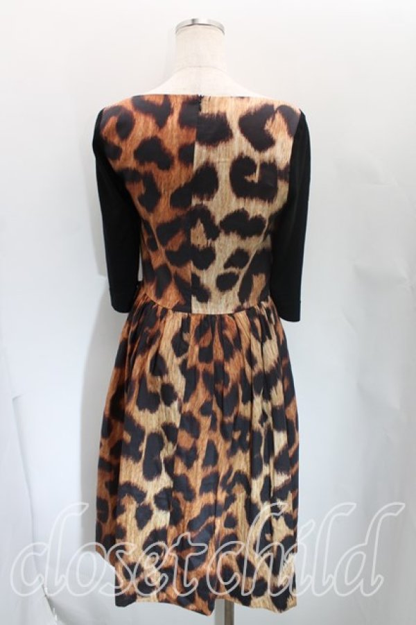 画像2: ヴィヴィアンウエストウッド 中古 / レオパード五分袖ワンピース 02 レオパード  H-24-03-31-008-op-IN-ZH (2)