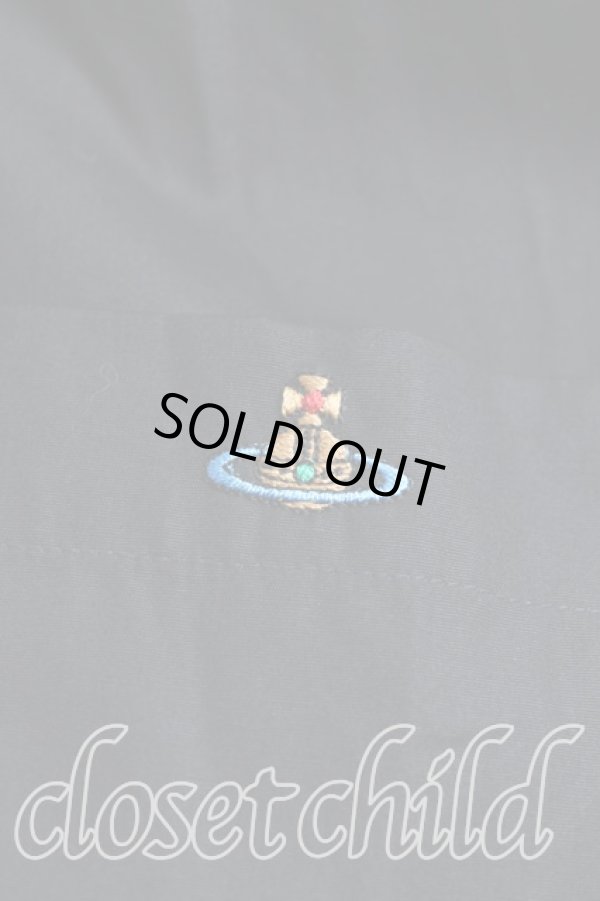 画像3: ヴィヴィアンウエストウッド 中古 / 変形シャツワンピース 40 黒  H-24-03-31-011-op-IN-ZH (3)