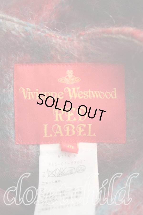 画像3: ヴィヴィアンウエストウッド 中古 / モヘヤショートコート M 赤  H-24-04-07-024-co-IN-ZH (3)