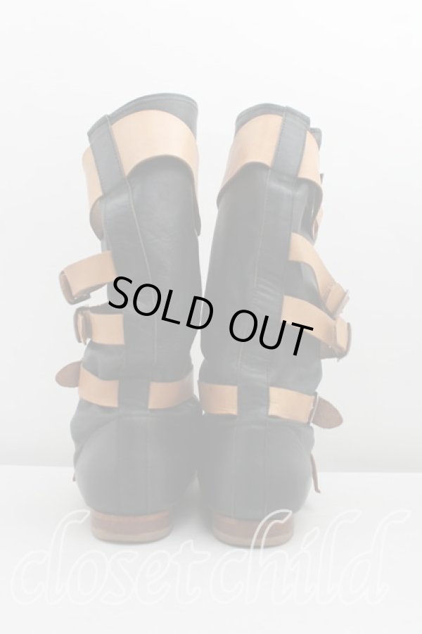 画像4: ヴィヴィアンウエストウッド 中古 / パイレーツブーツ 26 黒  H-24-04-14-054-sh-OD-ZH (4)