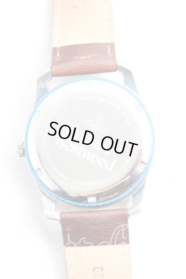 画像2: ヴィヴィアンウエストウッド 中古 / レザーウォッチ  茶  H-24-04-14-114-ac-OD-ZH (2)