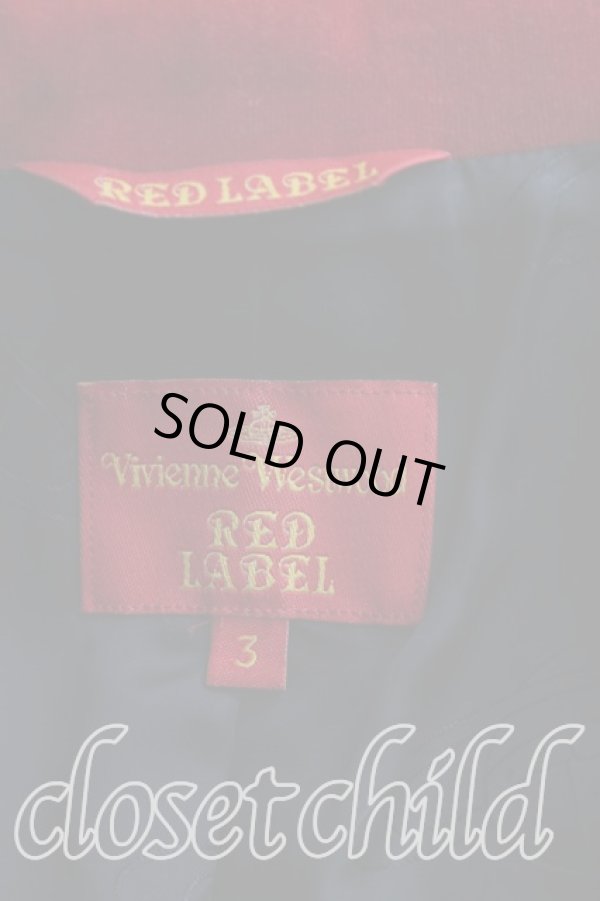 画像3: ヴィヴィアンウエストウッド 中古 / /別珍ラブジャケット 3 赤ｘ黒  H-24-04-14-129-jc-OD-ZH (3)