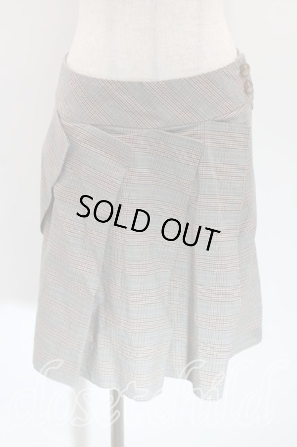 画像3: ヴィヴィアンウエストウッド 中古 / チェックベッティーナセットアップ 3/2 灰  H-24-04-14-149-su-OD-ZH (3)