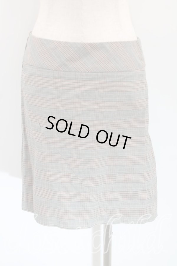 画像4: ヴィヴィアンウエストウッド 中古 / チェックベッティーナセットアップ 3/2 灰  H-24-04-14-149-su-OD-ZH (4)