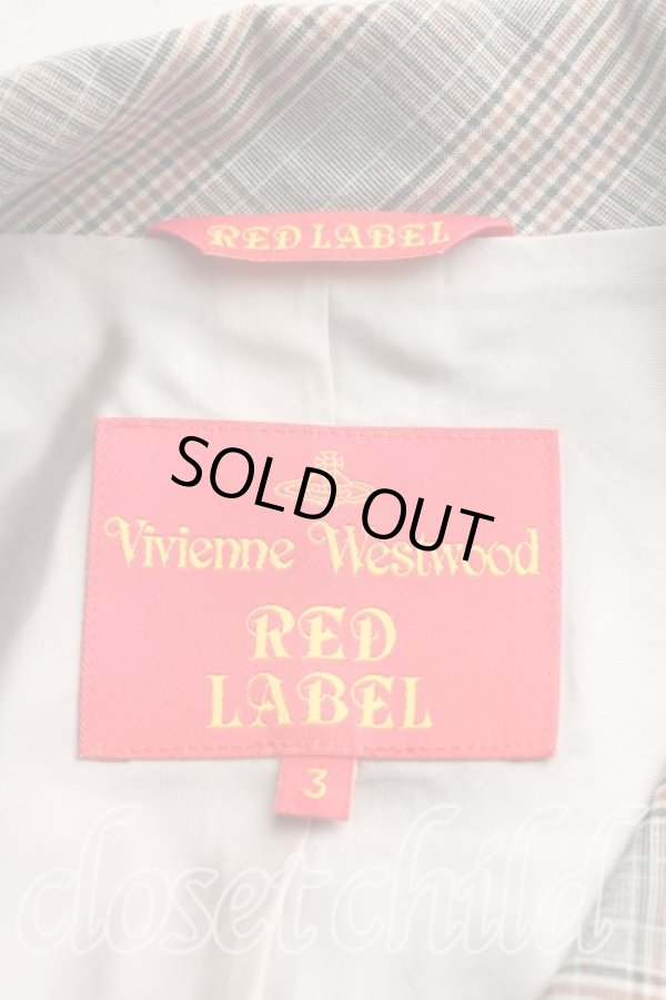 画像7: ヴィヴィアンウエストウッド 中古 / チェックベッティーナセットアップ 3/2 灰  H-24-04-14-149-su-OD-ZH (7)