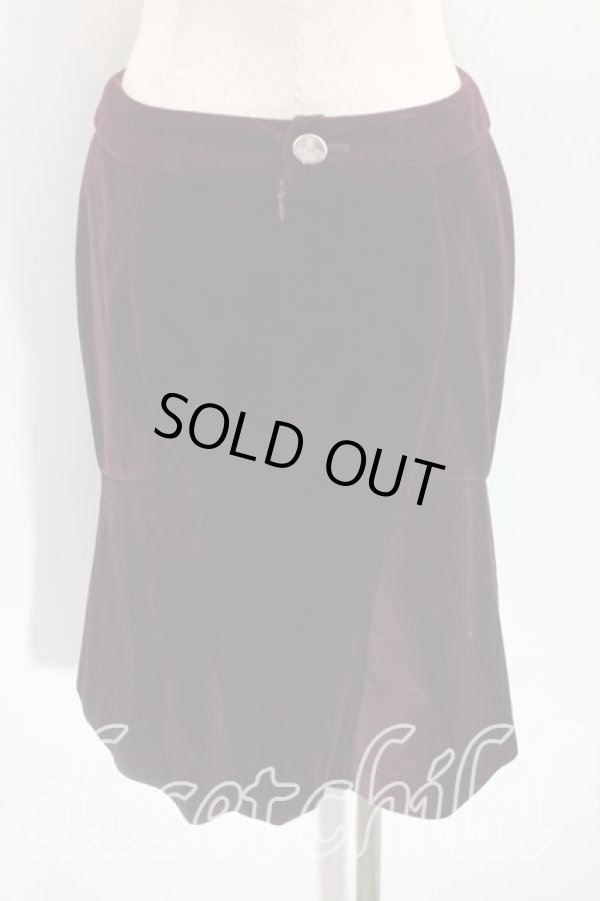 画像4: ヴィヴィアンウエストウッド 中古 / 別珍ベッティーナセットアップ 3/2 ボルドー  H-24-04-14-151-su-OD-ZH (4)