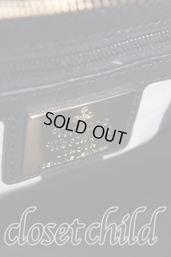 画像4: ヴィヴィアンウエストウッド 中古 / ジャイアントオーブヤスミンバッグ  黒  H-24-04-21-104-ba-OD-ZH (4)