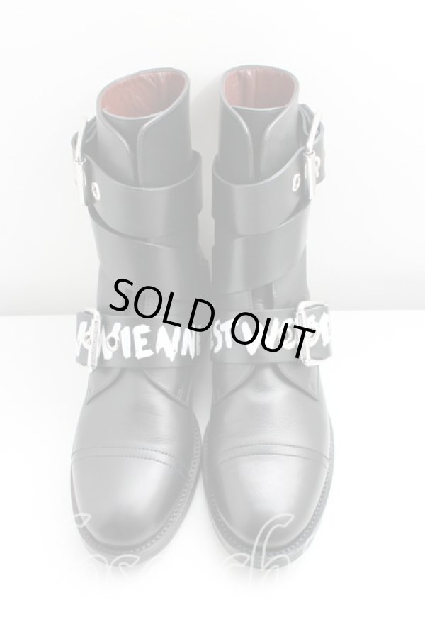 画像2: ヴィヴィアンウエストウッド 中古 / ALEXブーツ 39 黒  H-24-04-21-108-sh-IN-ZH (2)