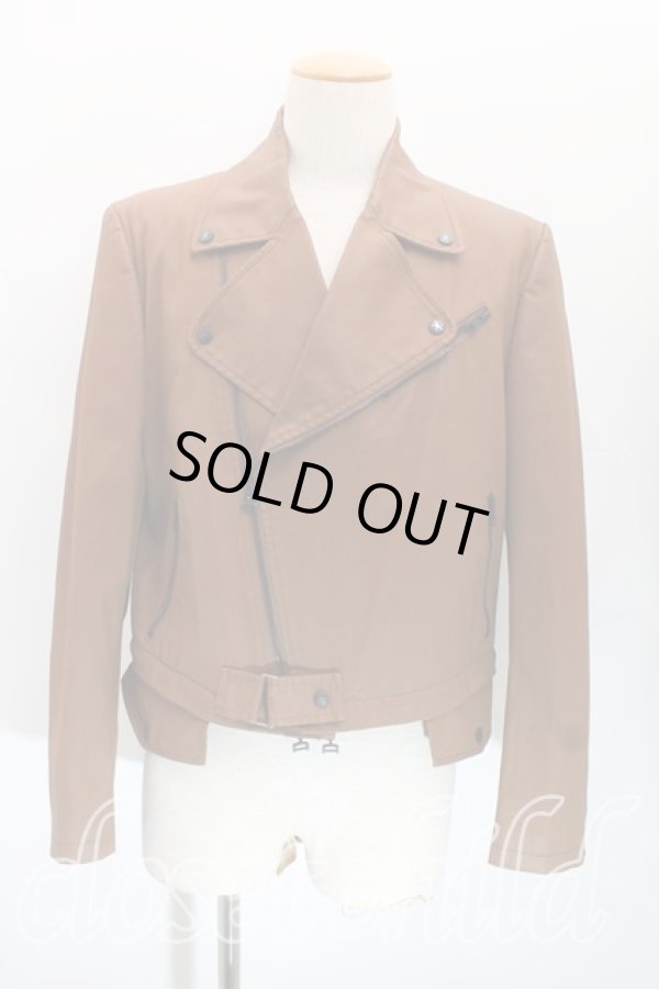 画像3: ヴィヴィアンウエストウッド MAN 中古 / ライダースジャケット 46 茶  H-24-04-28-004-co-OD-ZH (3)