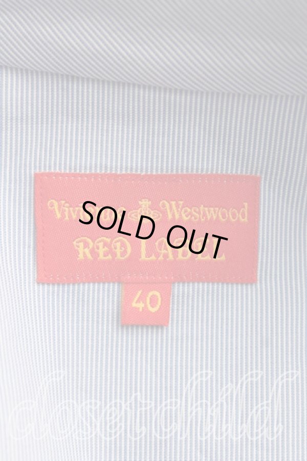 画像3: ヴィヴィアンウエストウッド 中古 / コルセットシャツワンピース 40 青  H-24-04-28-065-op-IN-ZH (3)