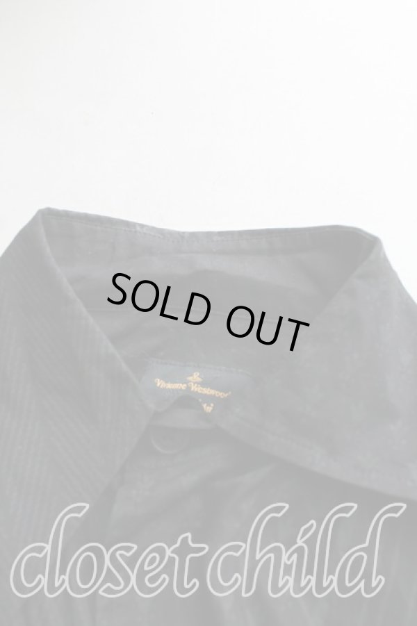 画像6: ANGLOMANIA 中古 / スクイグルシャツ M 黒  H-24-04-28-067-bl-IN-ZH (6)