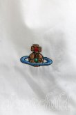 画像6: ヴィヴィアンウエストウッド 中古 / カラーオーブ刺繍ハリスLOVEシャツ 40 白  H-24-04-28-077-bl-IN-ZH (6)