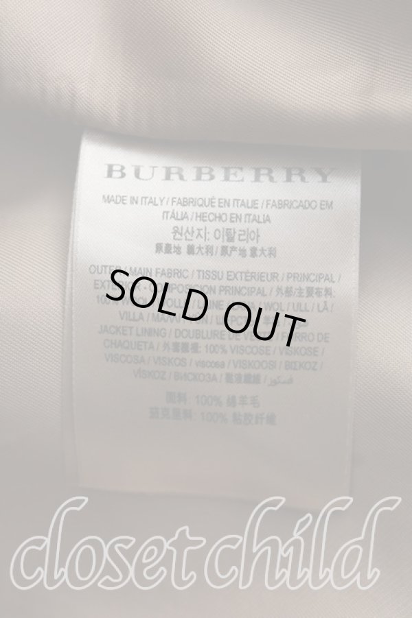 画像4: ヴィヴィアンウエストウッド 中古 / Burberryコラボヴィンテージチェックダブルジャケット 36 茶  H-24-04-28-002-jc-OD-ZH (4)
