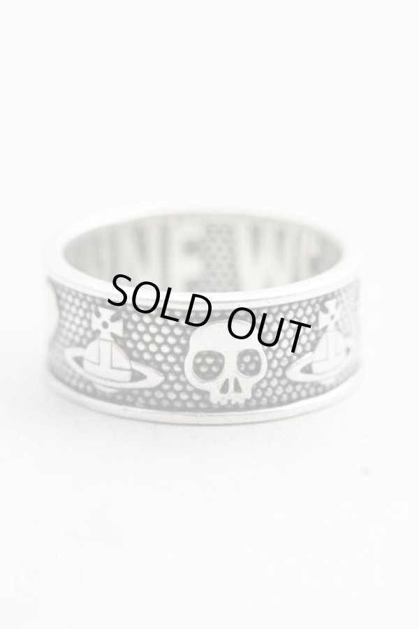 画像2: ヴィヴィアンウエストウッド 中古 / KINGSTONリング XL シルバー  H-24-05-05-020-rg-OD-ZH (2)