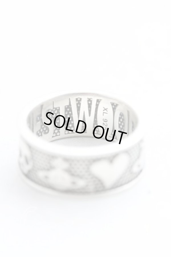 画像4: ヴィヴィアンウエストウッド 中古 / KINGSTONリング XL シルバー  H-24-05-05-020-rg-OD-ZH (4)