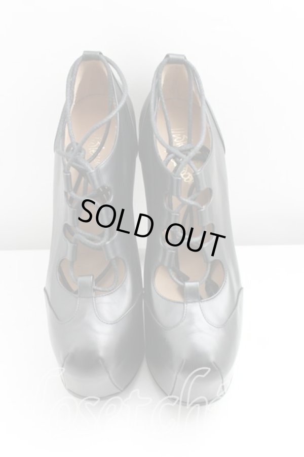 画像2: ヴィヴィアンウエストウッド 中古 / ギリーエレベーテッドシューズ 40 黒  H-24-05-05-021-sh-IN-ZH (2)