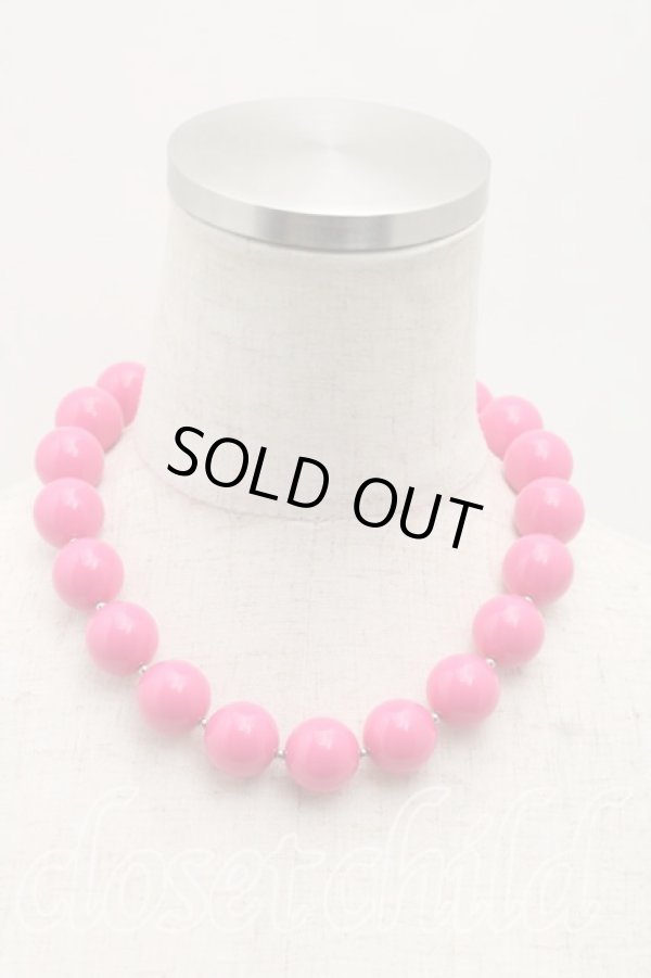 画像4: ヴィヴィアンウエストウッド 中古 / ジャイアントビーズチョーカー  ピンク  H-24-05-19-053-nl-OD-ZH (4)