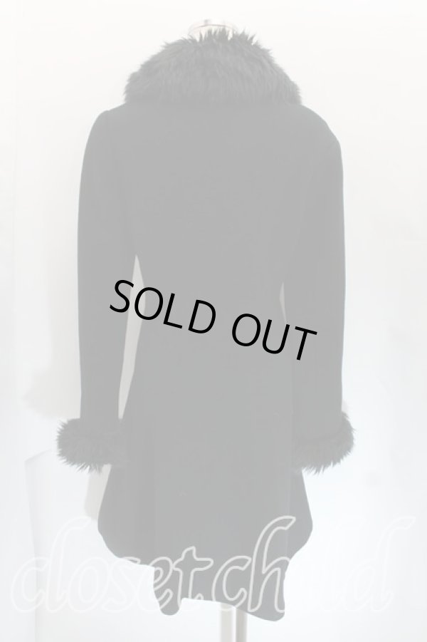 画像2: ヴィヴィアンウエストウッド 中古 / ファー襟コート 2 黒  H-24-05-26-037-to-IN-ZH (2)