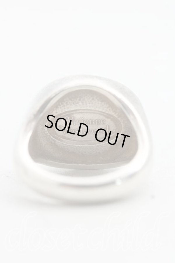 画像4: ヴィヴィアンウエストウッド 中古 / エナメルオーブリング M 紺  H-24-05-26-050-rg-OD-ZH (4)