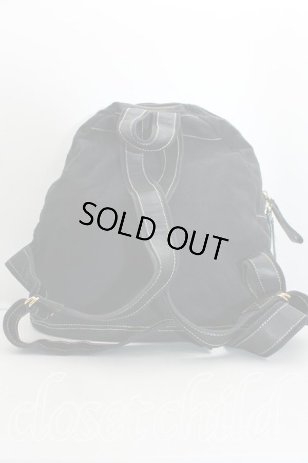 画像2: ヴィヴィアンウエストウッド 中古 / エッジウェアリュック  黒  H-24-05-26-068-ba-OD-ZH (2)