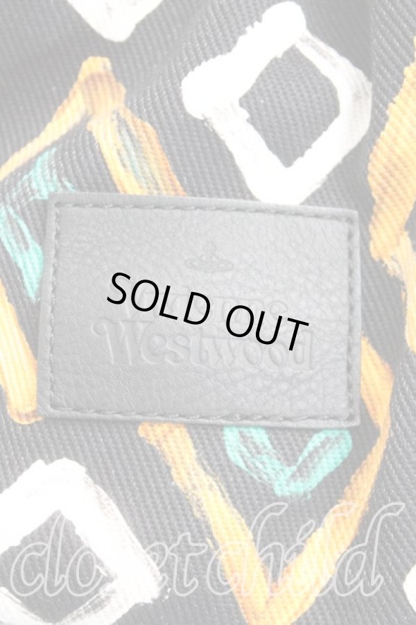 画像5: ヴィヴィアンウエストウッド 中古 / 総柄2wayバッグ  黒  H-24-06-02-004-ba-IN-ZH (5)