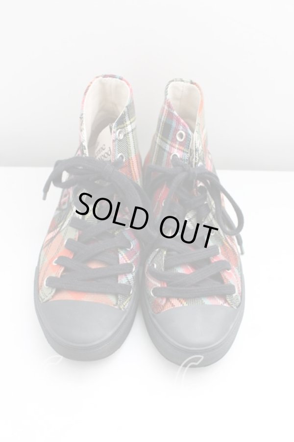 画像2: ヴィヴィアンウエストウッド 中古 / PLIMSOLL HIGH TOP スニーカー 37 マルチ  H-24-06-02-017-sh-OD-ZH (2)