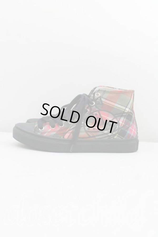 画像3: ヴィヴィアンウエストウッド 中古 / PLIMSOLL HIGH TOP スニーカー 37 マルチ  H-24-06-02-017-sh-OD-ZH (3)