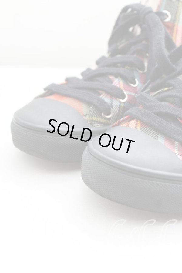 画像6: ヴィヴィアンウエストウッド 中古 / PLIMSOLL HIGH TOP スニーカー 37 マルチ  H-24-06-02-017-sh-OD-ZH (6)