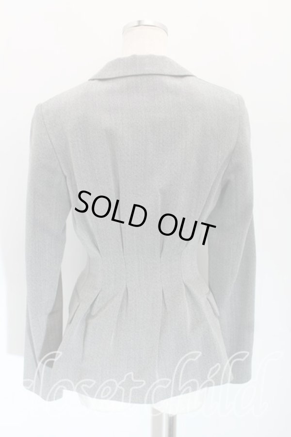 画像2: ヴィヴィアンウエストウッド 中古 / フロントアシメジャケット 38 灰  H-24-06-09-001-jc-IN-ZH (2)