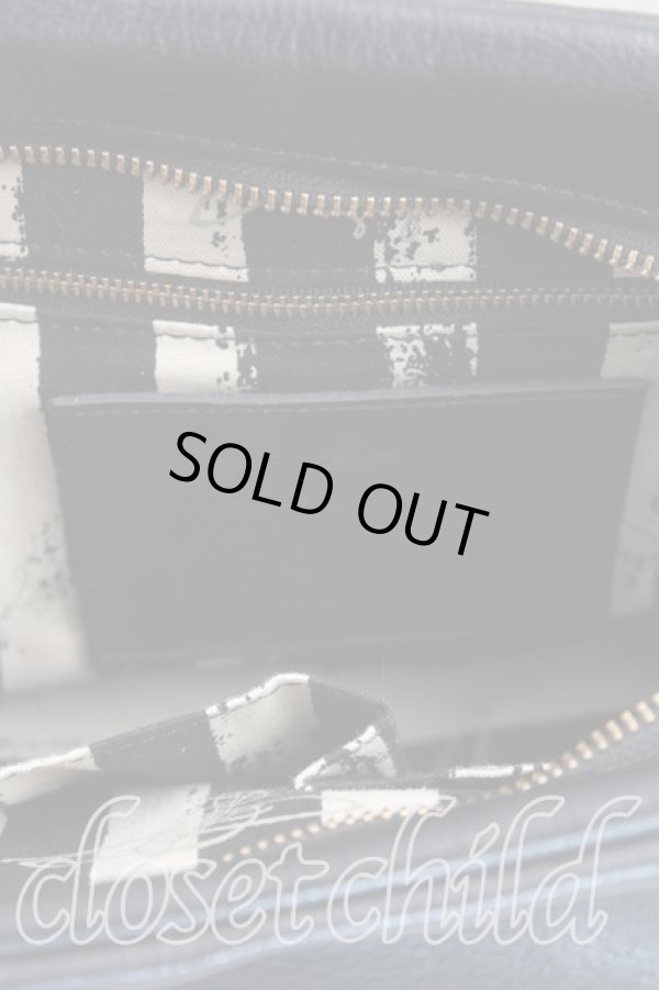 画像4: ヴィヴィアンウエストウッド 中古 / レザーヤスミンバッグ  黒  H-24-06-09-065-ba-IN-ZH (4)