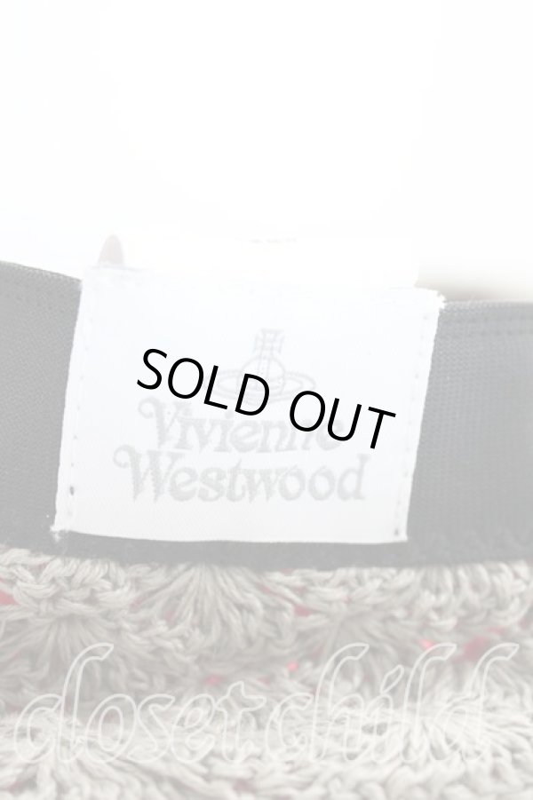 画像4: ヴィヴィアンウエストウッド 中古 / 2トーンハンドニッティングハット   H-24-06-09-070-ha-OD-ZH (4)