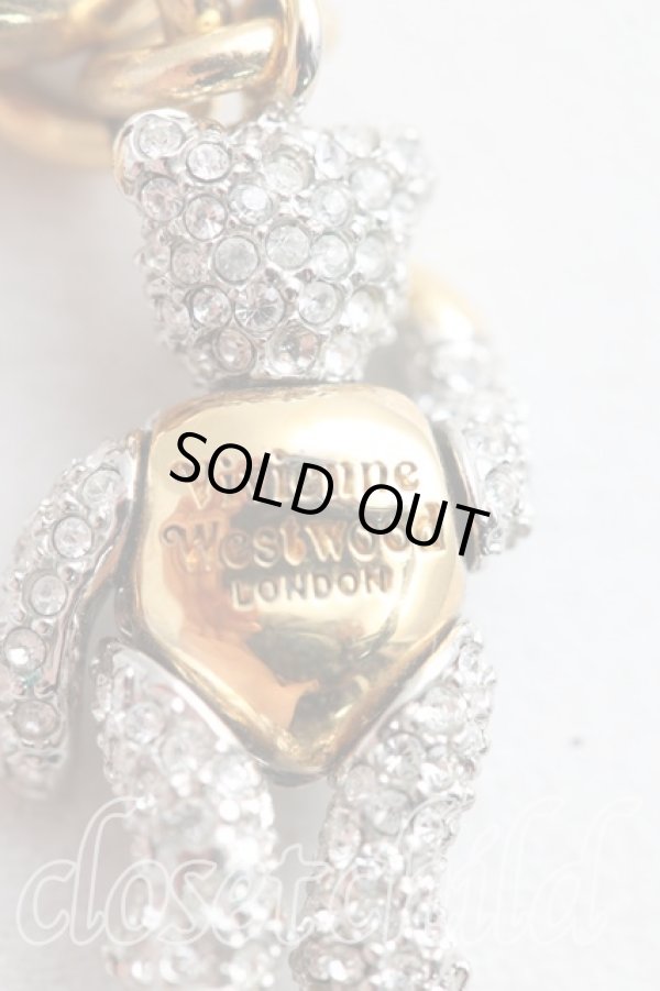 画像4: ヴィヴィアンウエストウッド 中古 / リトルテディパールチョーカー  ゴールド  H-24-06-09-073-nl-OD-ZH (4)