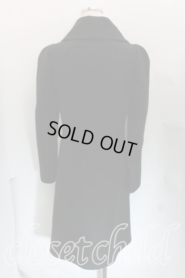 画像2: ヴィヴィアンウエストウッド 中古 / サイドボタン高襟コート 40 黒  H-24-06-16-003-co-IN-ZH (2)